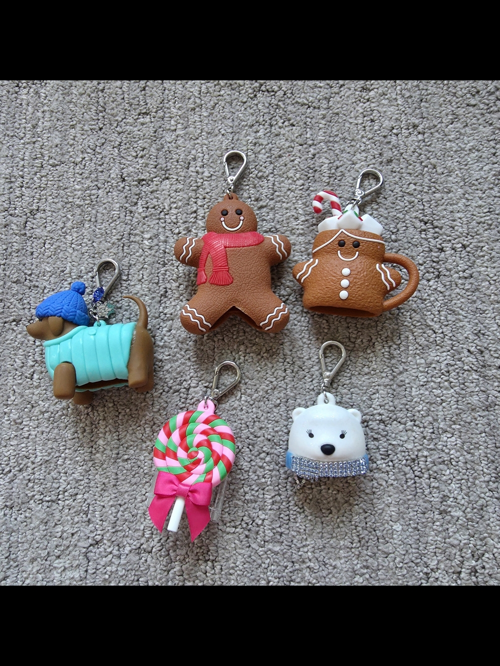 Winter Christmas Bath & Body Works Hand Sanitizer Holders